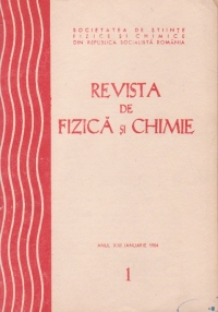 Revista de Fizica si Chimie, Ianuarie 1984