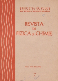 Revista de fizica si chimie, Iulie 1986