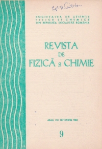 Revista de fizica si chimie, Septembrie 1983