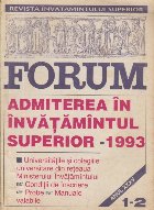 Revista Invatamintului Superior Forum 2/1993