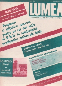 Revista Lumea, nr. 31 - 40/1987