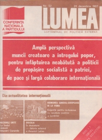 Revista  Lumea, nr. 41 - 52/1987