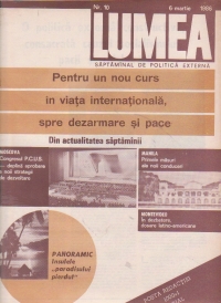 Revista Lumea, nr 1- 10/1986