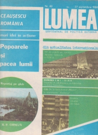 Revista Lumea, nr. 31- 40/1984