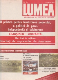 Revista Lumea, nr 1- 10/1984