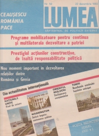 Revista  Lumea, nr. 46 - 52/1984