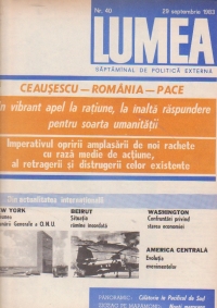 Revista Lumea, nr. 31- 40/1983