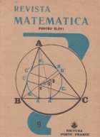 Revista matematica pentru elevi (numarul