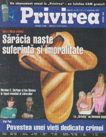 Revista Privirea, 15-21 Octombrie 1997