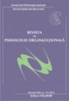 Revista de psihologie organizationala, volumul XIII, nr. 1-4/2013