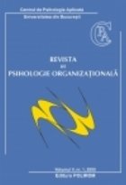 Revista Psihologie Organizationala Vol 1/2005