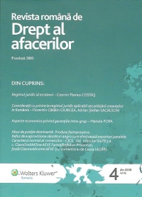 Revista Romana de DREPT AL AFACERILOR (nr.4 -iunie / 2009)