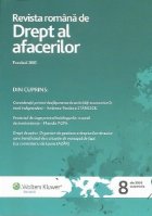 Revista Romana de DREPT AL AFACERILOR (nr.8 - octombrie / 2009)