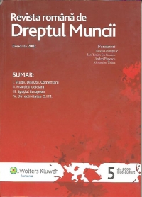 Revista romana de DREPTUL MUNCII (nr.5 iulie-august / 2009)