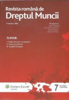 Revista romana de DREPTUL MUNCII (nr.7 octombrie / 2009)