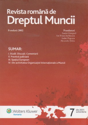 Revista romana de dreptul muncii, nr 7/2011