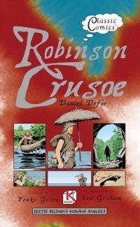 Robinson Crusoe - banda desenata - editie bilingva romana-engleza