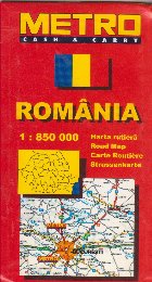 Romania - harta rutiera 1: 850000