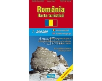 Romania - Harta turistica (Scara 1:850000, dim. 70x100 cm) (HT01)