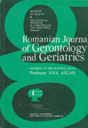 Romanian Journal of Gerontology and Geriatrics, Nr. 4/1983