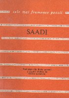 Saadi - Bustan (Livada) - Cele mai frumoase poezii