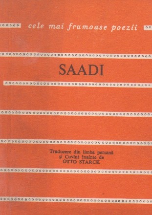 Saadi - Bustan (Livada) - Cele mai frumoase poezii