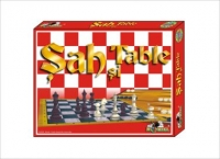 Sah si Table (2 jucatori, 2 x 16 piese)