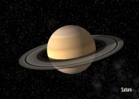 Saturn - Felicitare 3d