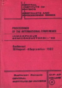 Sbornik dokladob konferintii Amorfniie Poluprobodniki -82 (Limba rusa)