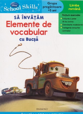 School skills - invata la scoala Disney! - Sa invatam elemente de vocabular cu Bucsa