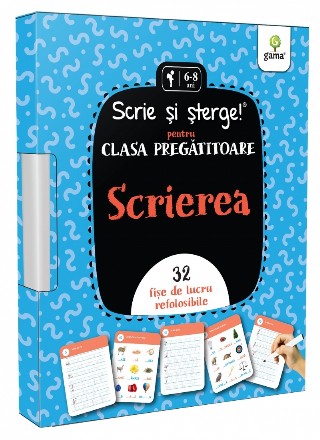 Scrierea : Scrie şi şterge! pentru preşcolari