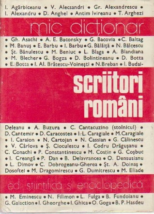 Scriitori romani (Mic dictionar)