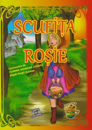 Scufita rosie. Carte de colorat