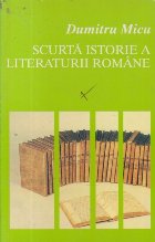 Scurta istorie literaturii romane Volumul