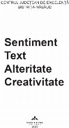 Sentiment Text Alteritate Creativitate