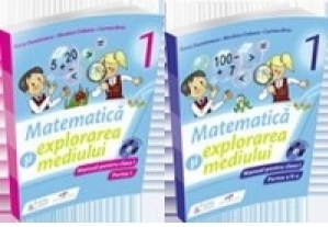 Set Matematica si explorarea mediului, Manual pentru clasa a I (Partea I + Partea a II-a)