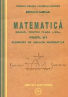 Matematica manual pentru clasa XII