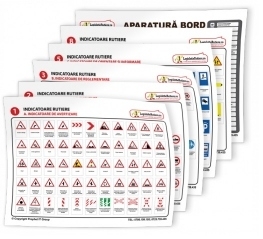 Set planse legislatie rutiera 50x70cm