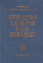 Sfinti romani aparatori legii stramosesti