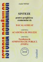 Sinteze pentru pregatirea examenelor bacalaureat