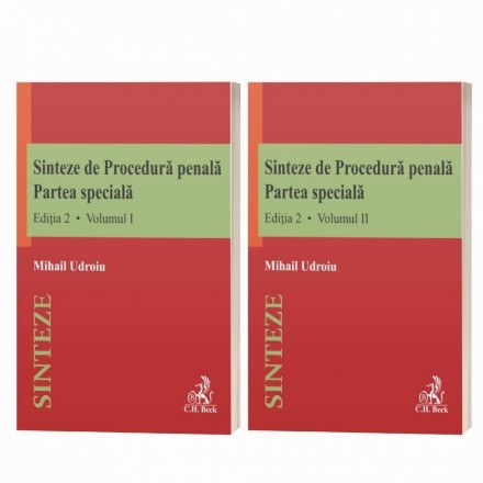 Sinteze de Procedura penala. Partea speciala (vol. I + vol. II). Editia 2