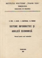 Sisteme informatice analiza economica Manual