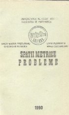 Spatii metrice - Probleme