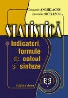 Statistică Indicatori formule calcul ş