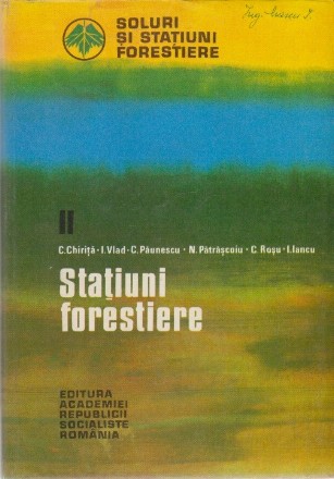 Statiuni Forestiere, Volumul al II-lea - Fundamentari stationale in silvicultura