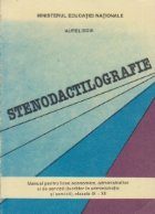 Stenodactilografie Manual pentru licee economice