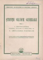 Stiinte silvice generale Volumul Silvicultura