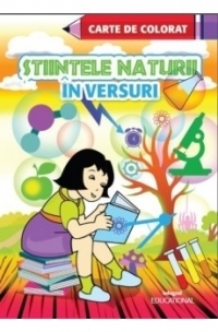 Stiintele naturii in versuri - Carte de colorat