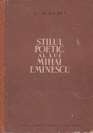 Stilul poetic al lui Mihai Eminescu