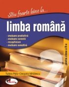 Stiu foarte bine Limba romana